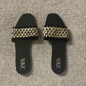 Zara Women Slide Sandals (Size 40)